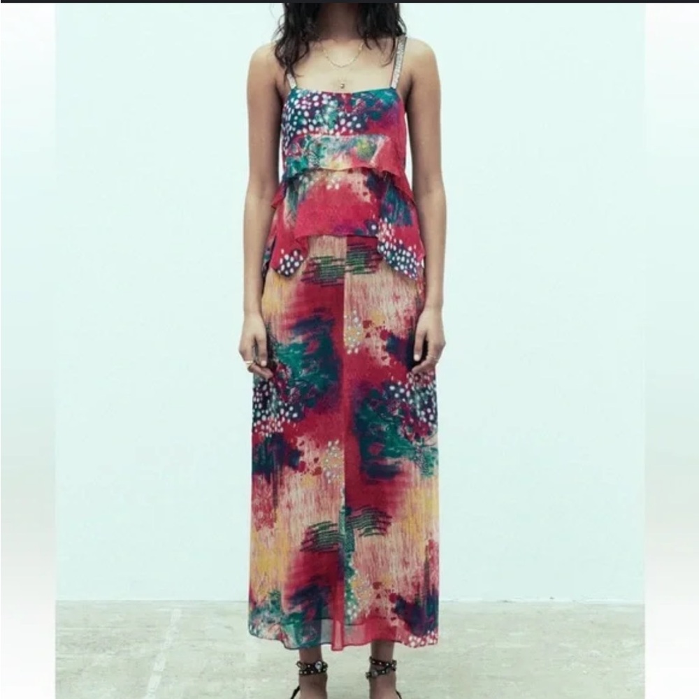 Zara Skirt Blouse Matching Set